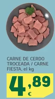 Carne De Cerdo Troceada
