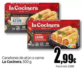La Cocinera - Canelones De Atún O Carne