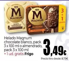 Frigo - Helado Magnum Chocolate Blanco O Almendrado