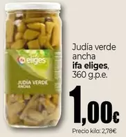 Ifa Eliges - Judia Verde Ancha