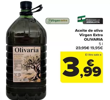 Olivaria - Aceite De Oliva Virgen Extra