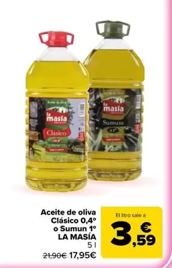La Masía - Aceite De Oliva Clásico 0,4