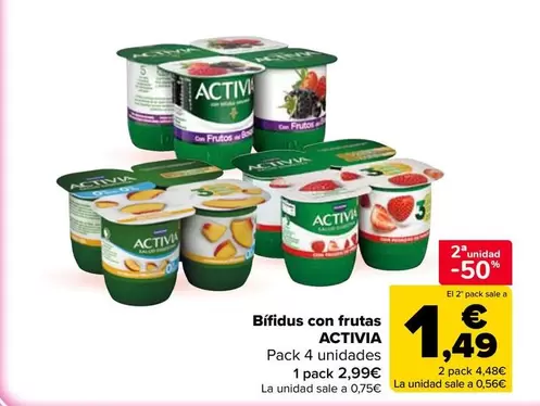 Danone - Bifidus Con Frutas Activia