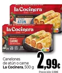 La Cocinera - Canelones De Atun O Carne