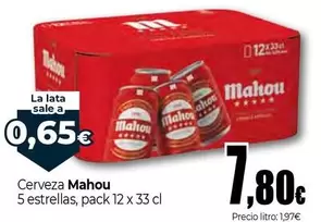 Mahou - Cerveza 5 Estrellas