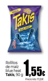 Takis - Rollitos De Maiz Blue Heat