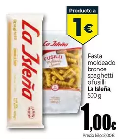 La Isleña - Pasta Moldeado Bronce Spaghetti O Fusilli