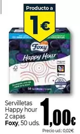 Foxy - Servilletas Happy Hour 