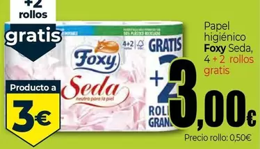 Foxy - Papel Higienico Seda