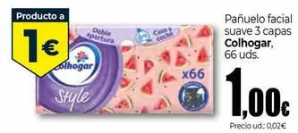 Colhogar - Pañuelo Facial Suave 3 Capas