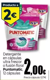 Punto Matic - Detergente En Capsulas Ultra Frescor O Fusion Floral