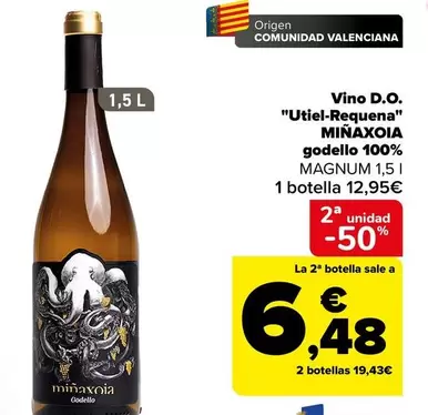 Minaxoia - Vino D.O. "Utiel-Requena" Godello
