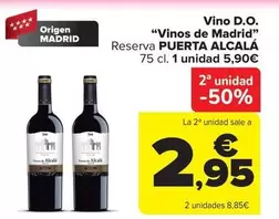 Puerta Alcala - Vino D.O. "Vinos De Madrid"