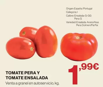 origen - Tomate Pera Y Tomate Ensalada