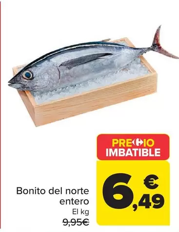 Bonito Del Norte Entero