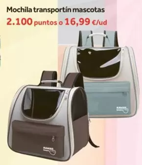 Mochila Transportin Mascotas