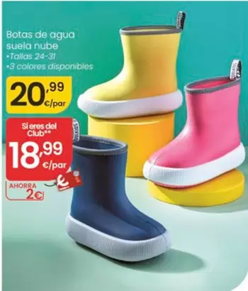 Botas De Agua Suela Nube
