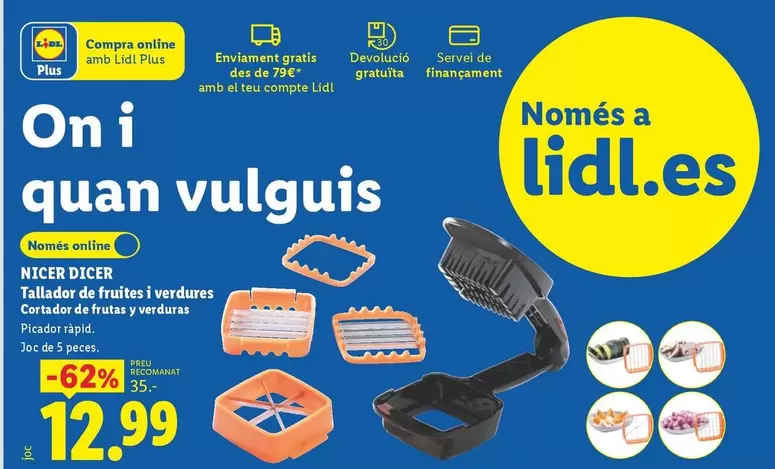 Nicer Dicer - Tallador De Fruites I Verdures