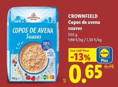 Crownfield - Copos De Avena Suaves