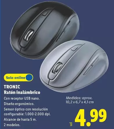 Tronic - Raton Inalámbrico