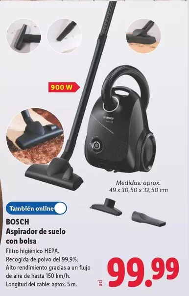 Bosch - Aspirador De Suelo Con Bolsa