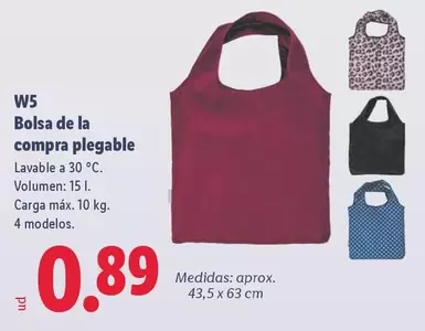 W5 - Bolsa De La Compra Plegable
