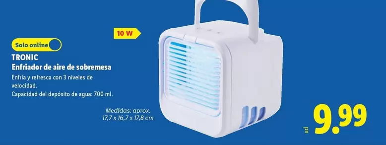 Tronic - Enfriador De Aire De Sobremesa