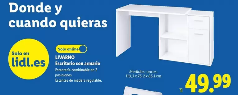 Livarno - Escritorio Con Armario