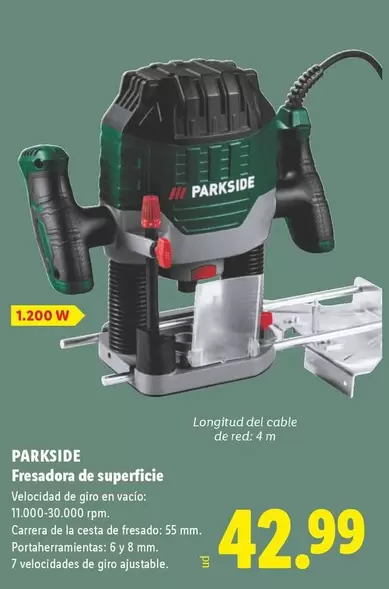 Parkside - Fresadora De Superficie
