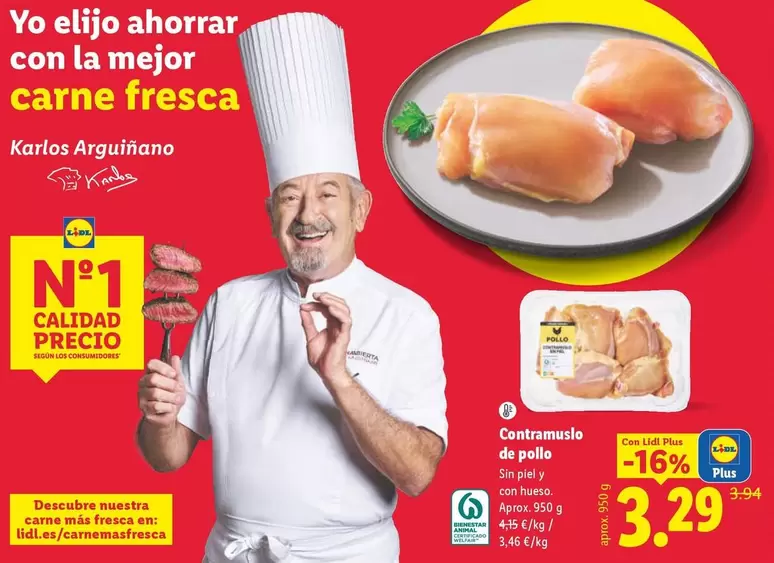 Contramuslo De Pollo 