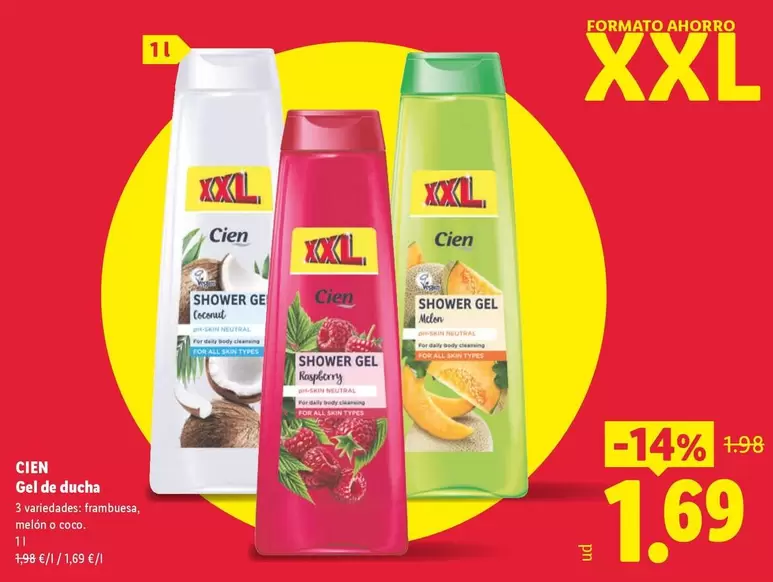Cien - Gel De Ducha