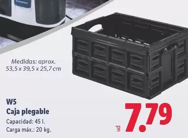 W5 - Caja Plegable