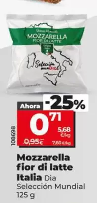 Dia Seleccion Mundial - Mozzarella Fior Di Latte Italia