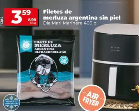 Dia Mari Marinera - Filetes De Merluza Argentina Sin Piel