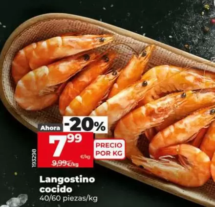 Langostino Cocido