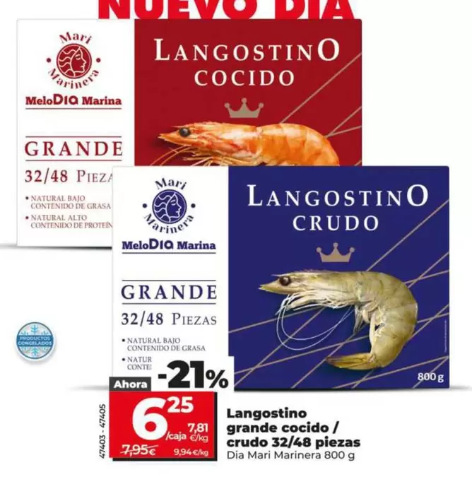 Dia Mari Marinera - Langostino Grande Cocido