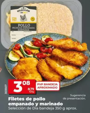 Seleccion De Dia - Filetes De Pollo Empanado Y Marinado