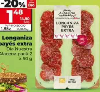 Dia Nuestra Alacena - Longaniza Payes Extra