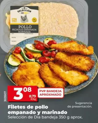 Seleccion De Dia - Filetes De Pollo Empanado Y Marinado