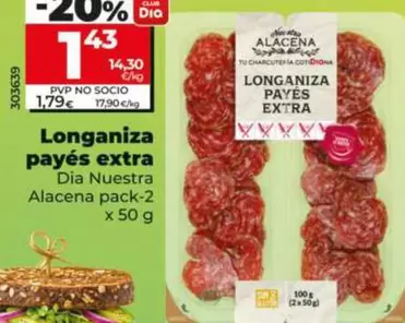 Dia Nuestra Alacena - Longaniza Payes Extra