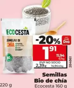 Ecocesta - Semillas Bio De Chia