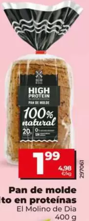 El Molino De Dia - Pan De Molde Alto En Proteinas