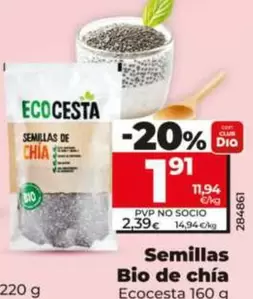 Ecocesta - Semillas Bio De Chia