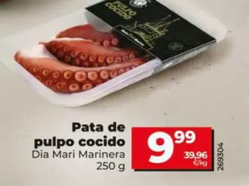 Dia Mari Marinera - Pata De Pulpo Cocido 