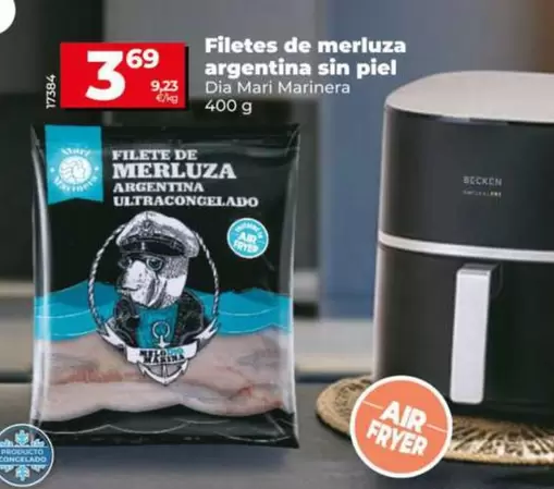 Dia Mari Marinera - Filetes De Merluza Argentina Sin Piel
