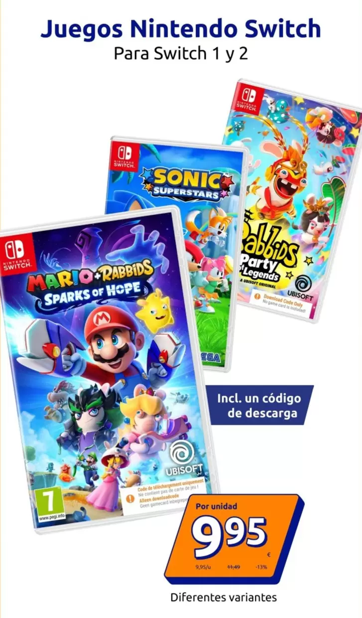 Nintendo SWITCH - Juegos Para Switch 1 Y 2