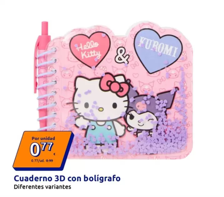 Cuaderno 3D Con Boligrafo