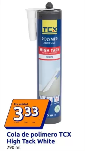 TCX - Cola De Polimero High Tack White