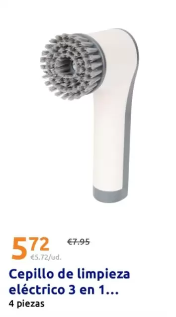 Cepillo De Limpieza Eléctrico 3 En 1