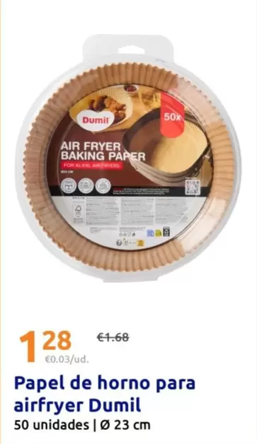 Dumil - Papel De Horno Para Airfryer